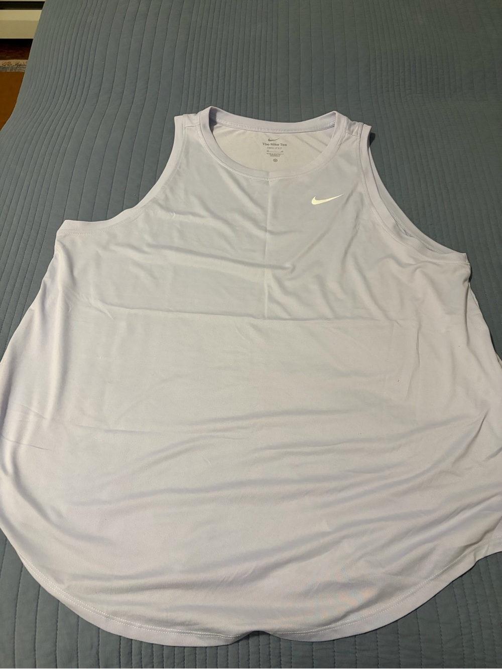 Nike plus-size Women's Lavender Dri-FIT Tank Top